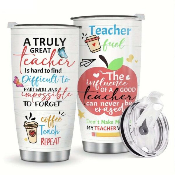 20oz Tumbler Cup Double-Wall Stainless Steel Gift for Teachers