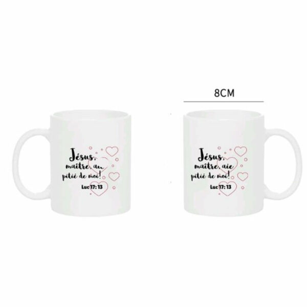 Jesus Maitre Aie Potoe de Moi Mug