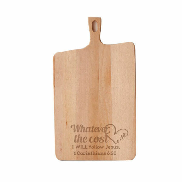 Wooden Cutting Board with Handle Beech 42*24*1.5cm