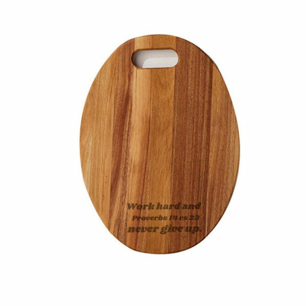 Wooden Cutting Board with Handle Acacia 30x20x1.5cm