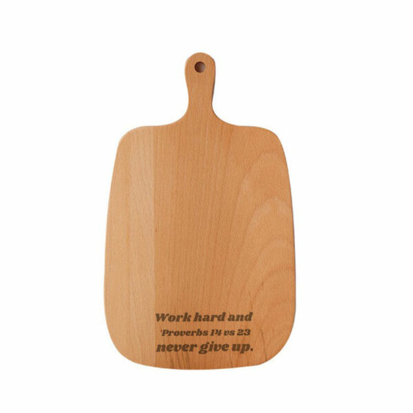 Wooden Cutting Board with Handle Beech 26.5x16x1.5cm