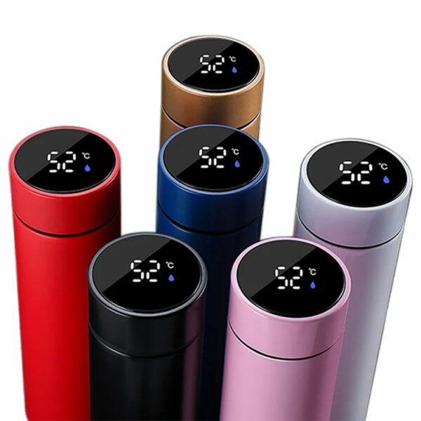 Smart LED Temperature Water Bottle with Filter Infuser - Image 2