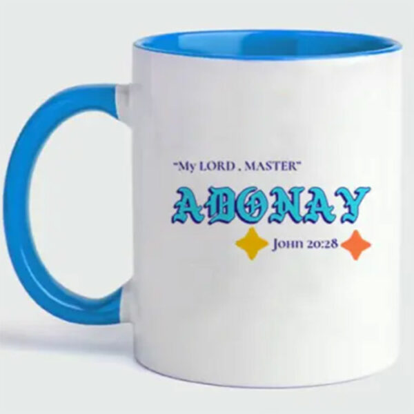 My Lord Mugs with words of inspiration on them