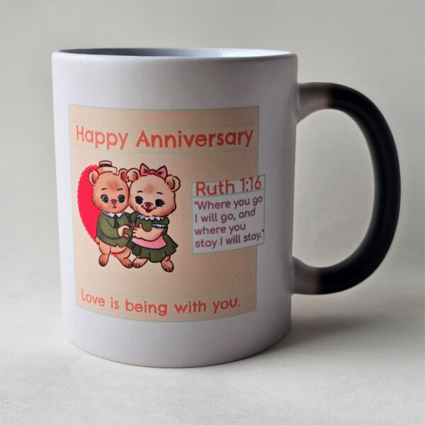Color-changing mugs Happy Anniversary