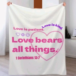 Love Heart Throw Blanket