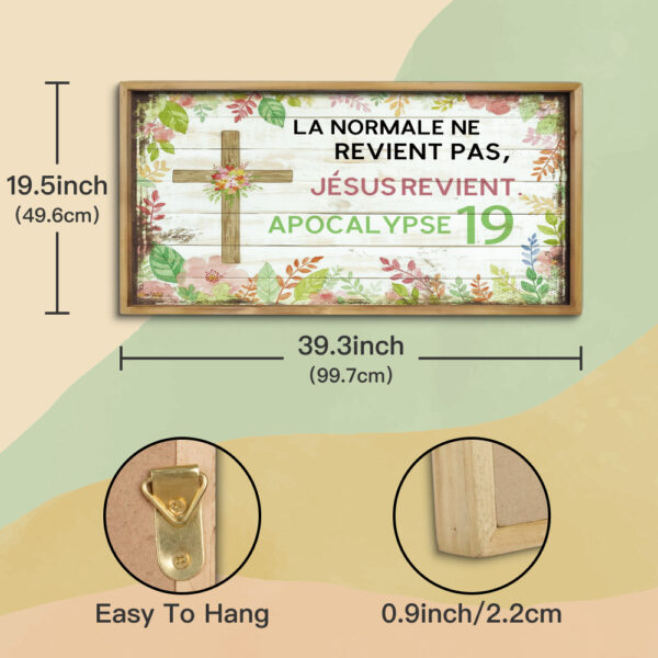 La normale ne revient pas, Jésus revient. - Image 3