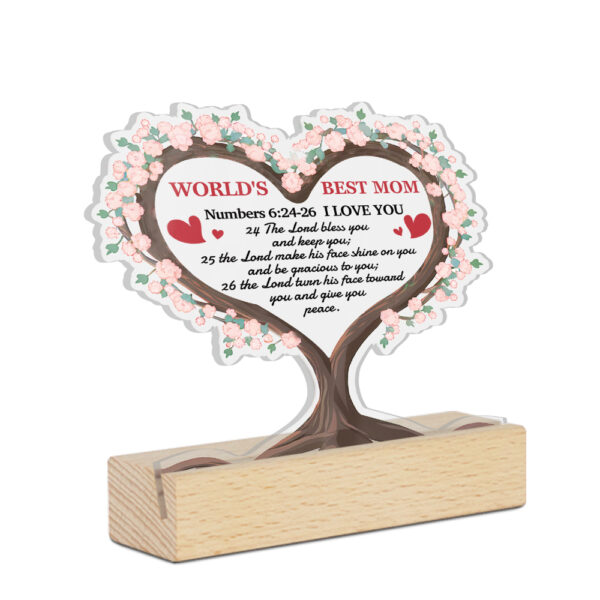 WORLD'S BEST MOM (Acrylic ) - Image 3